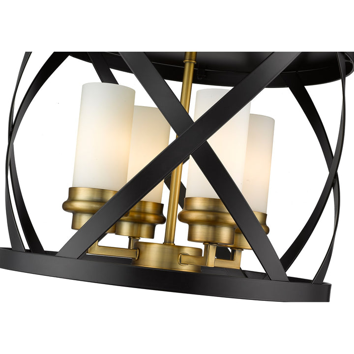 4 Light Flush Mount