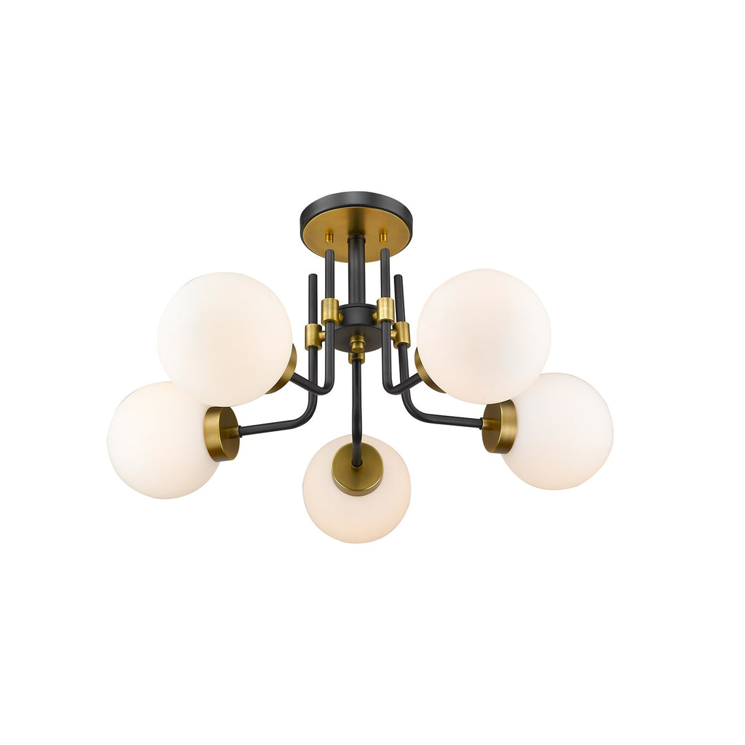 5 Light Semi Flush Mount
