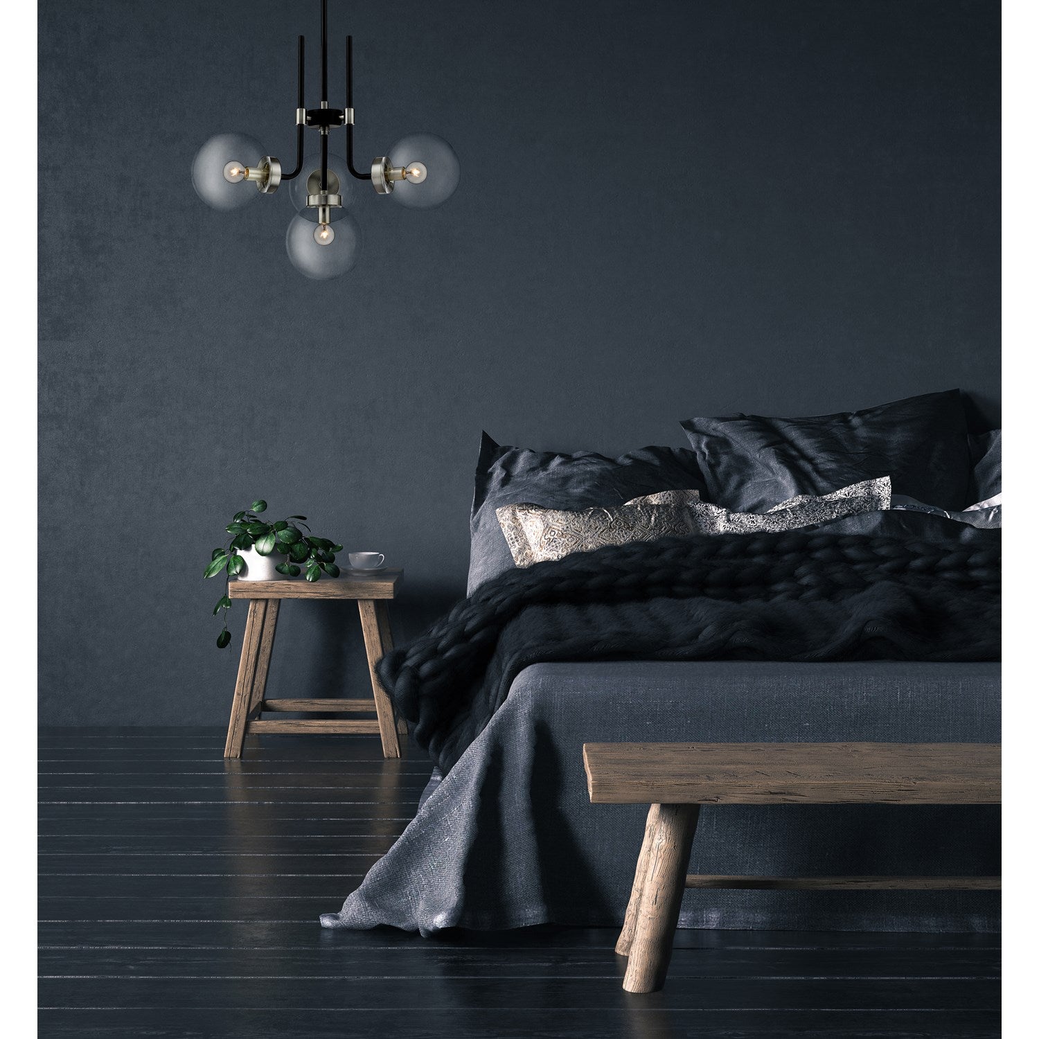 4 Light Chandelier