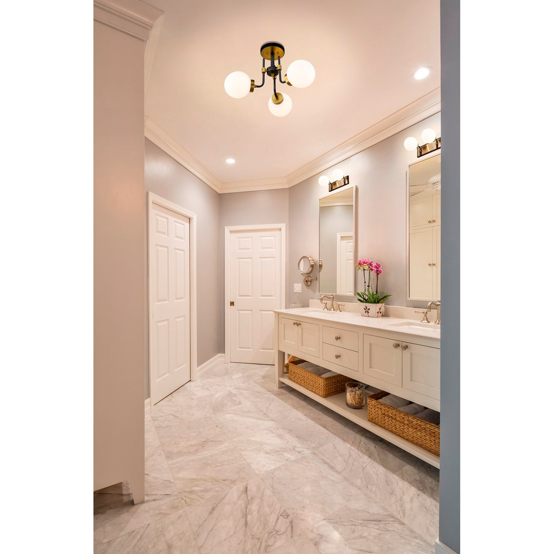 3 Light Semi Flush Mount