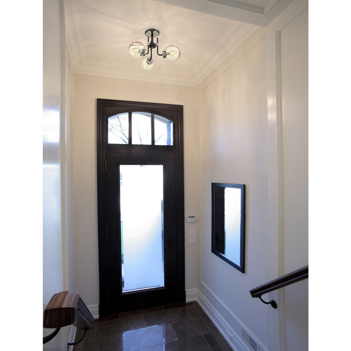 3 Light Semi Flush Mount