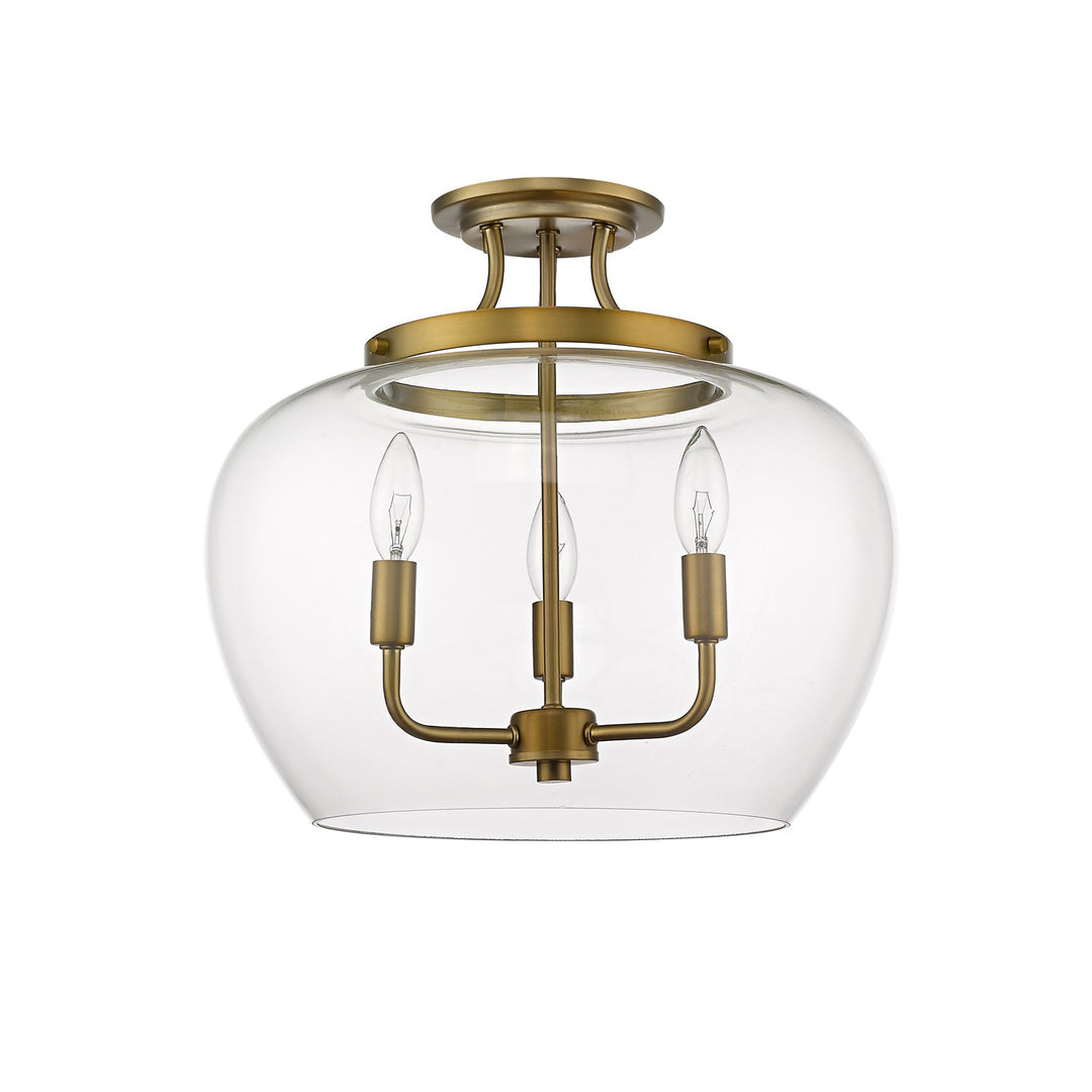 3 Light Semi Flush Mount