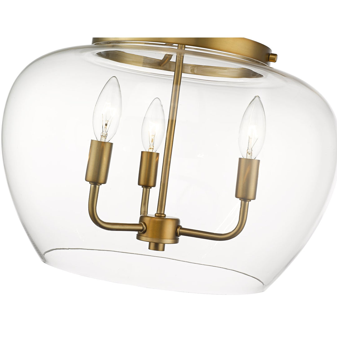 3 Light Semi Flush Mount