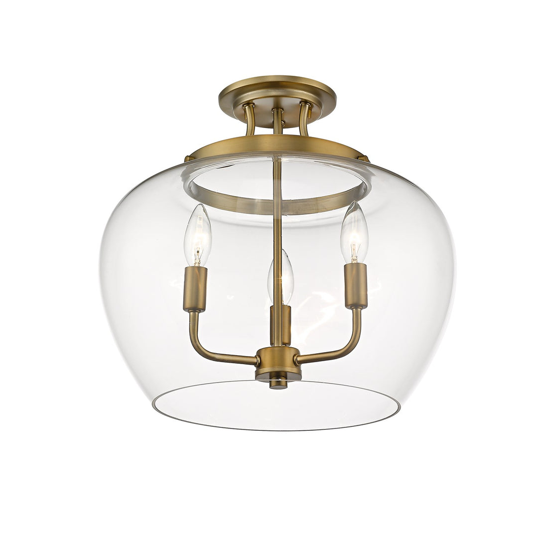 3 Light Semi Flush Mount