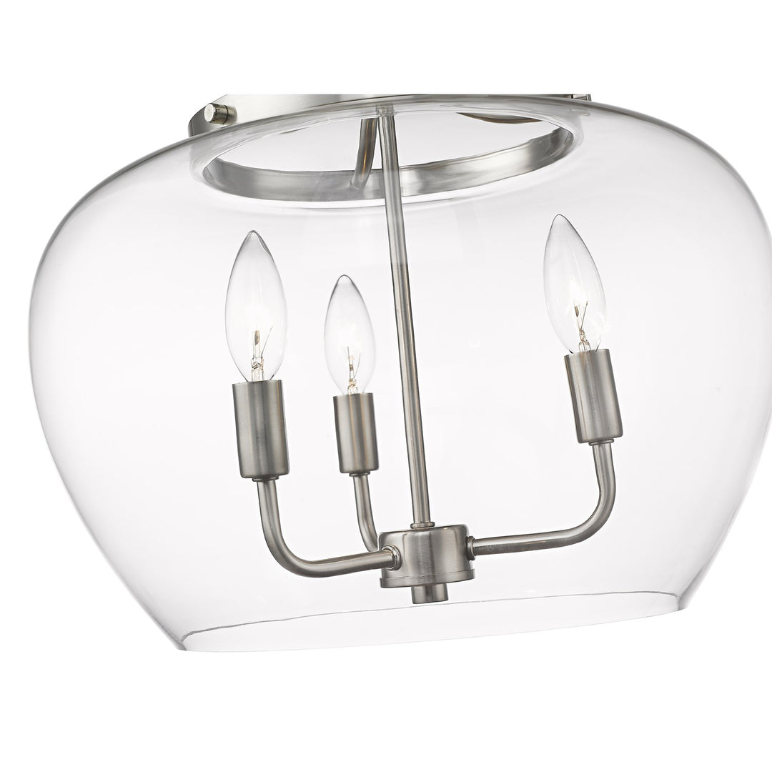 3 Light Semi Flush Mount