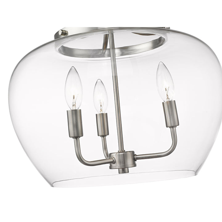3 Light Semi Flush Mount