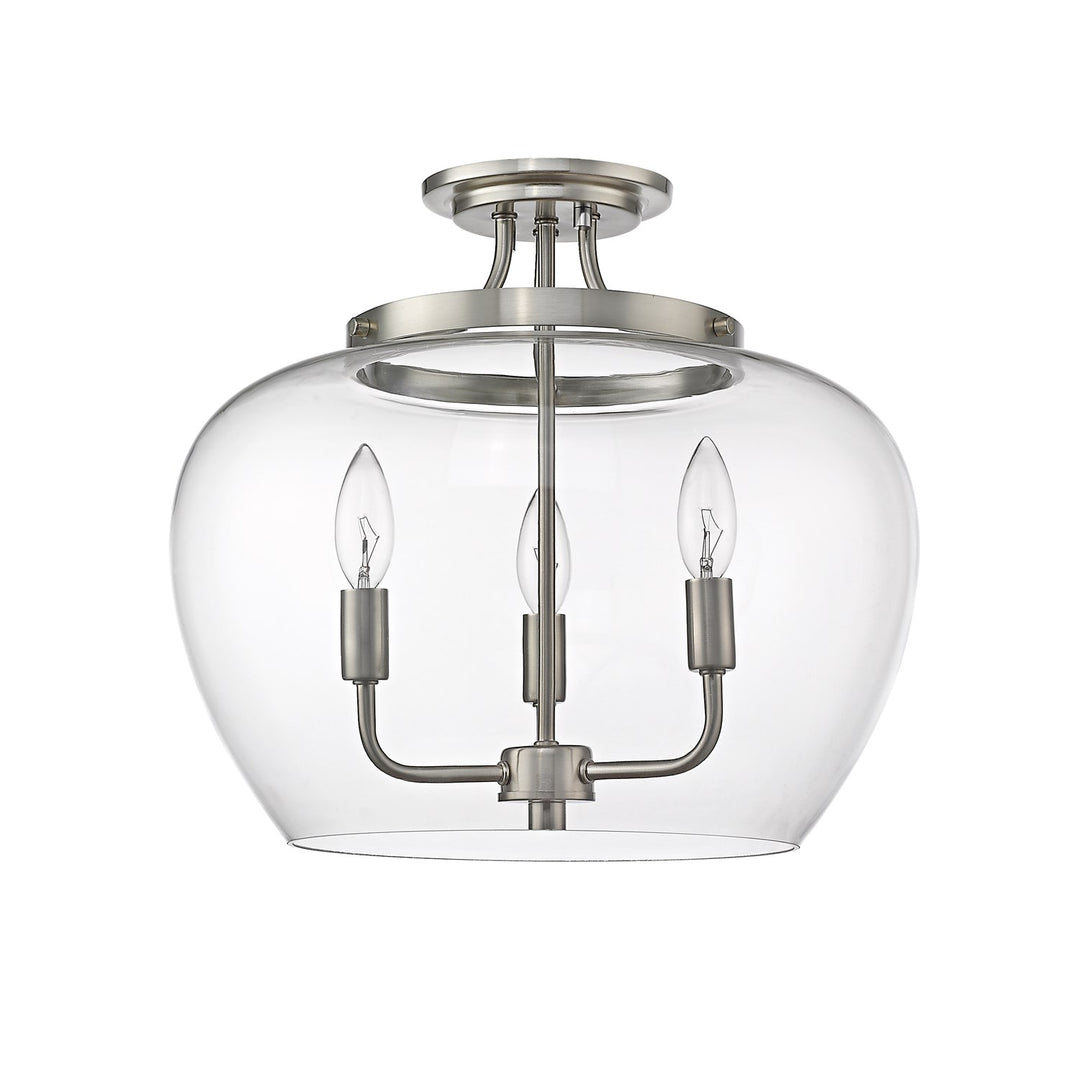 3 Light Semi Flush Mount