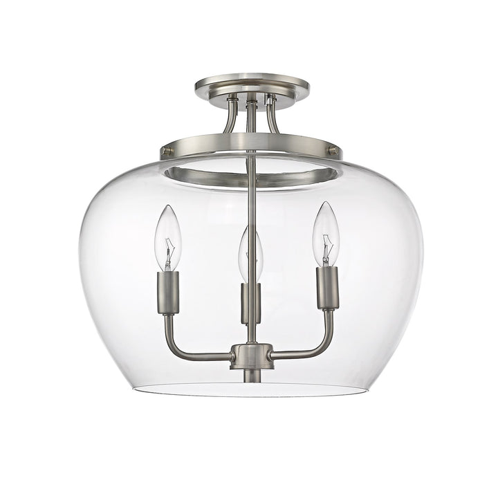3 Light Semi Flush Mount