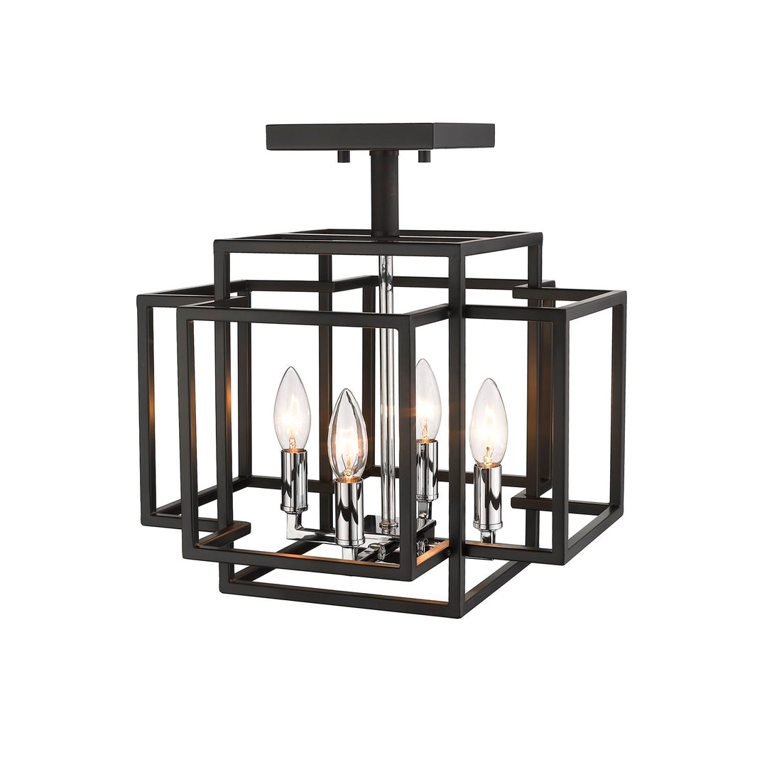 4 Light Semi Flush Mount