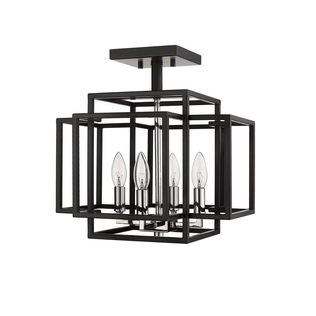 4 Light Semi Flush Mount