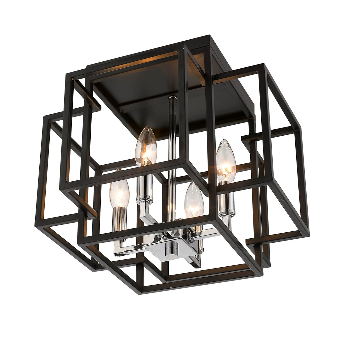 4 Light Flush Mount