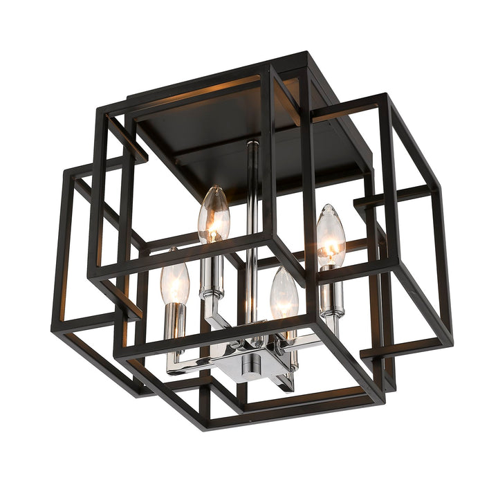 4 Light Flush Mount