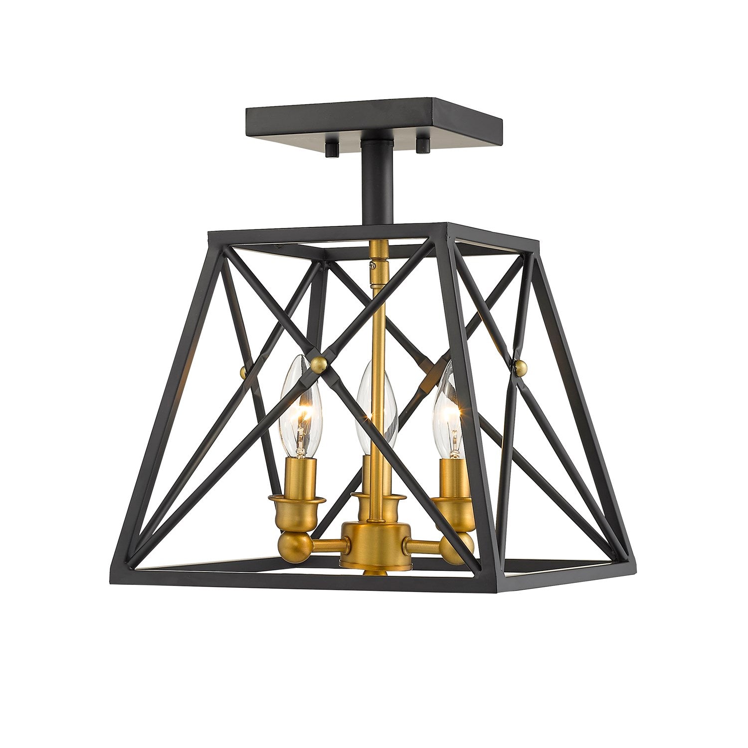 3 Light Semi Flush Mount by Z-Lite