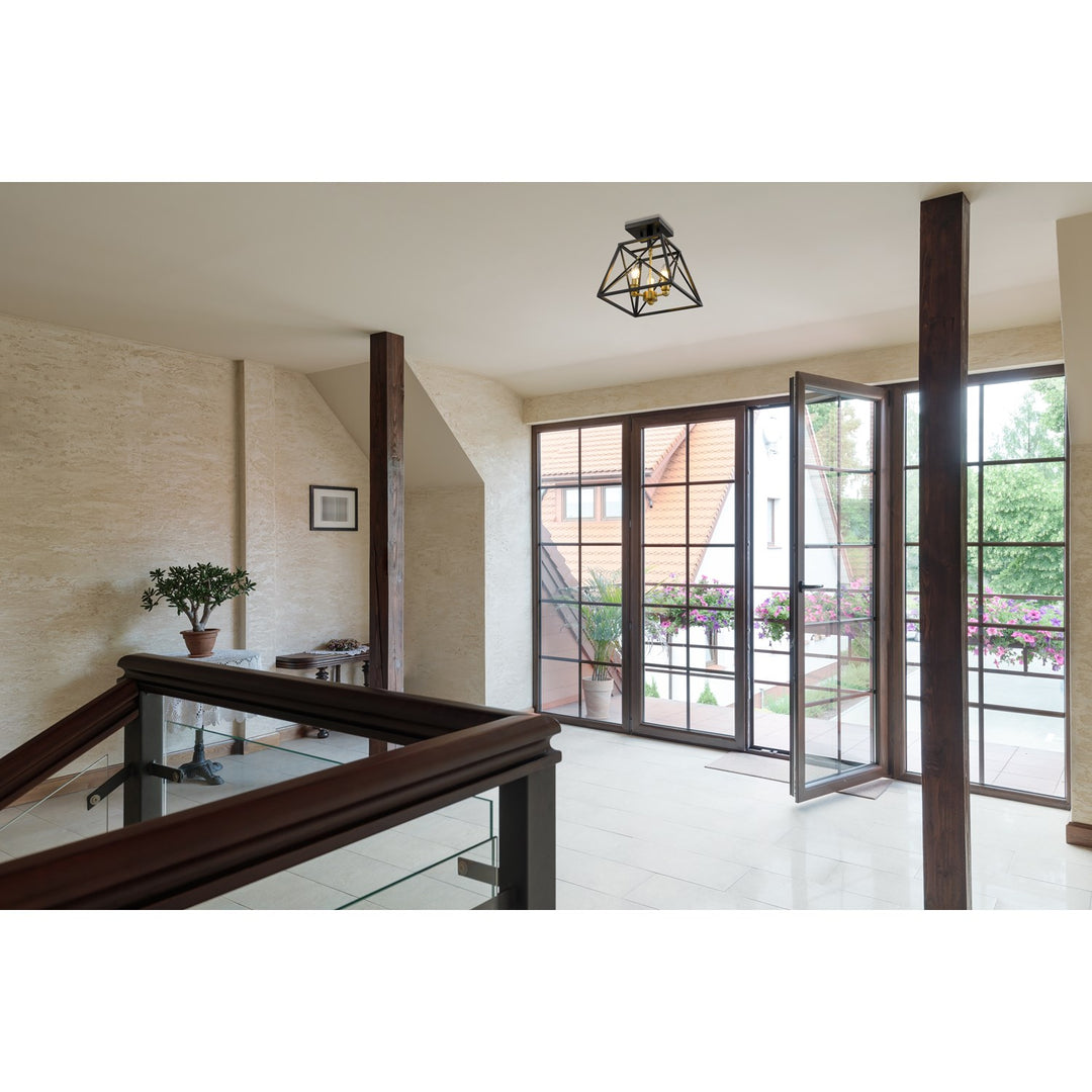 3 Light Semi Flush Mount