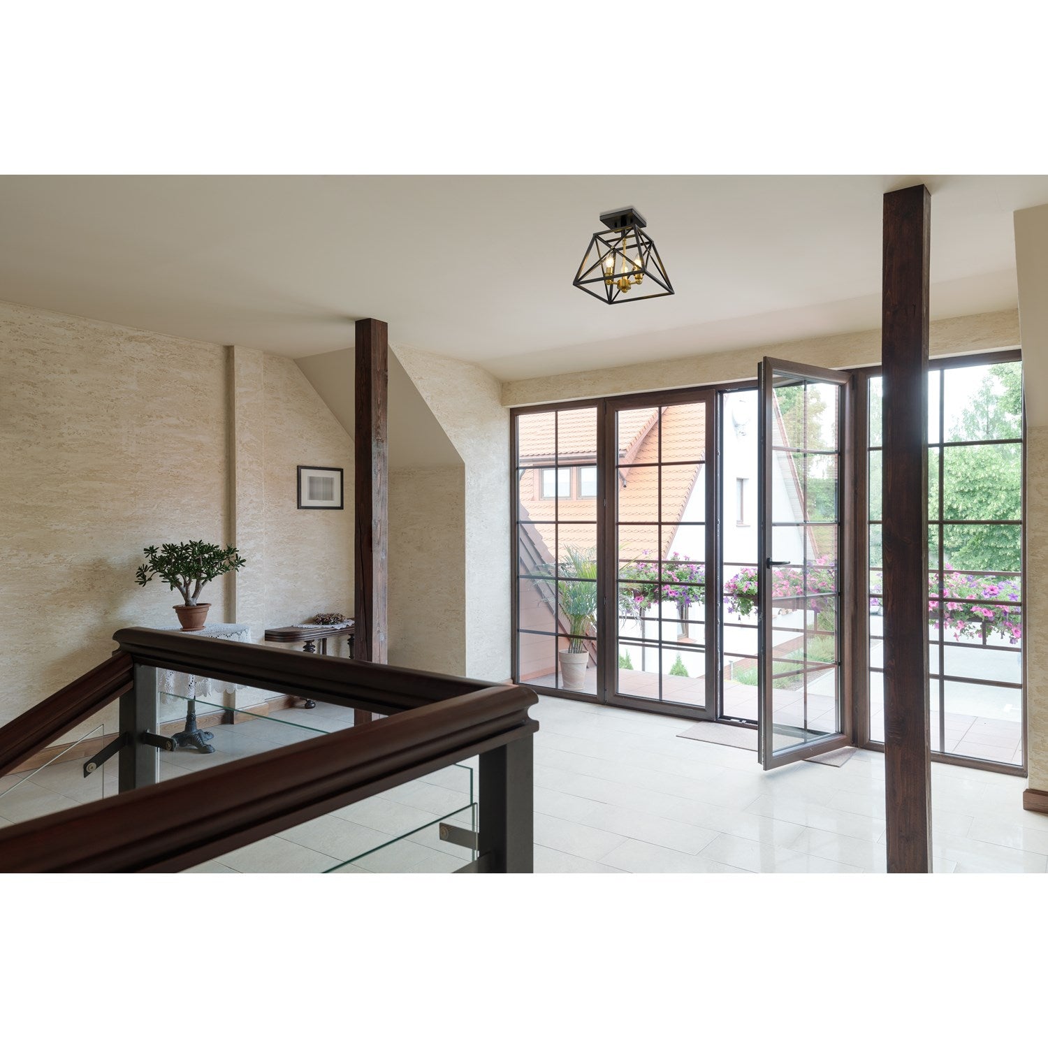 3 Light Semi Flush Mount