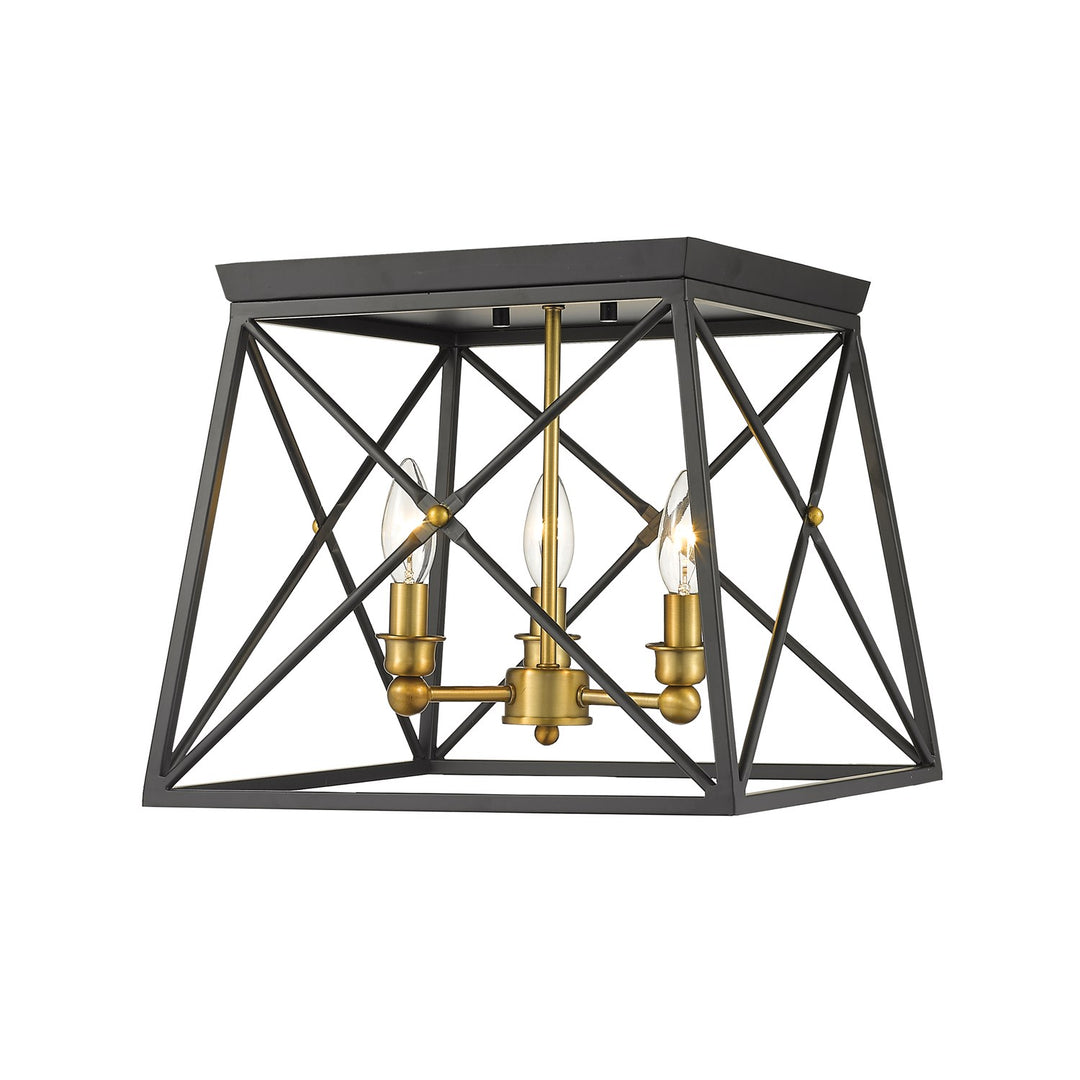 3 Light Flush Mount by Z-Lite