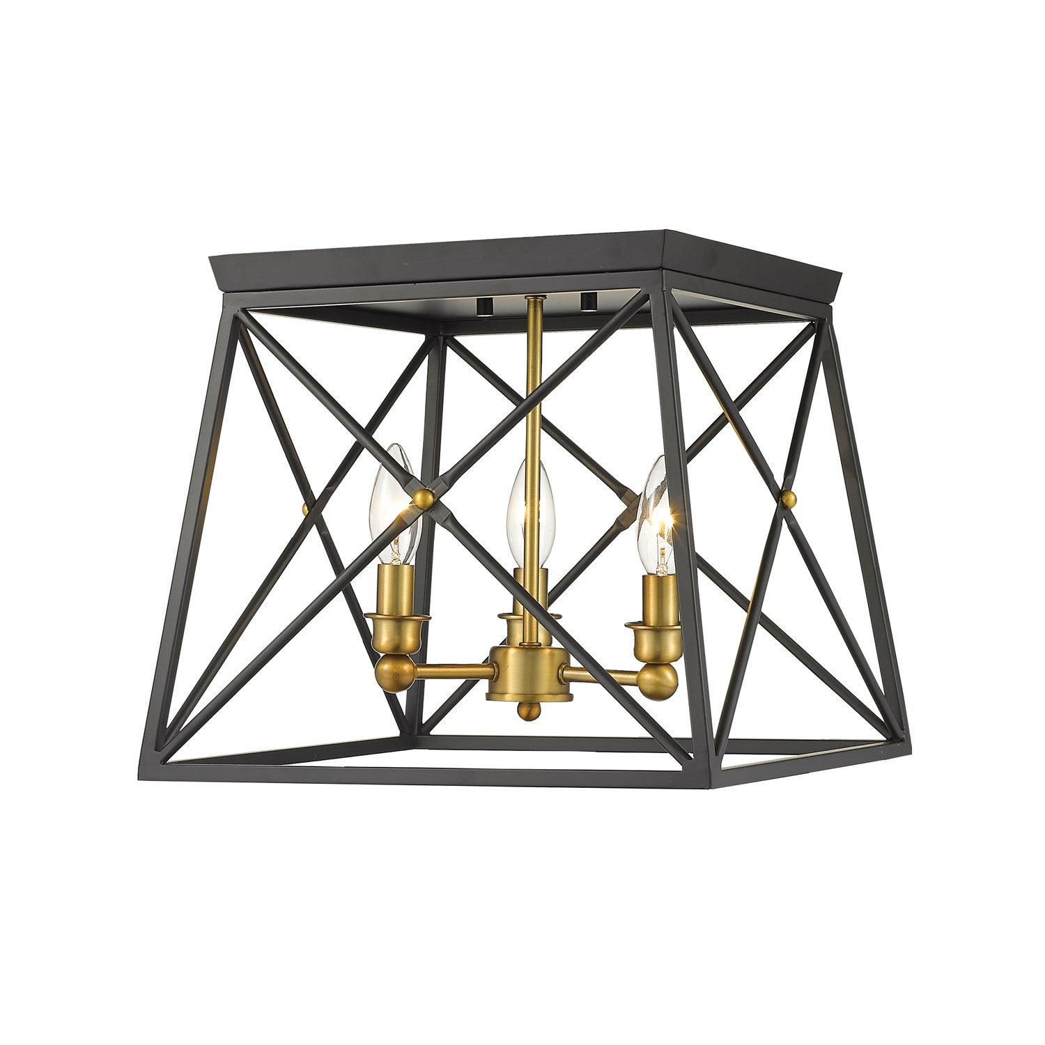 3 Light Flush Mount by Z-Lite