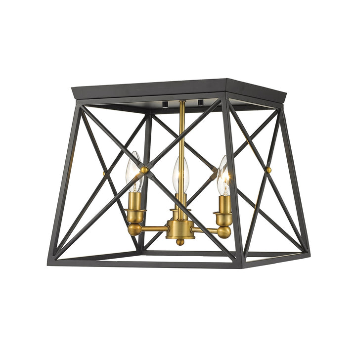 3 Light Flush Mount by Z-Lite