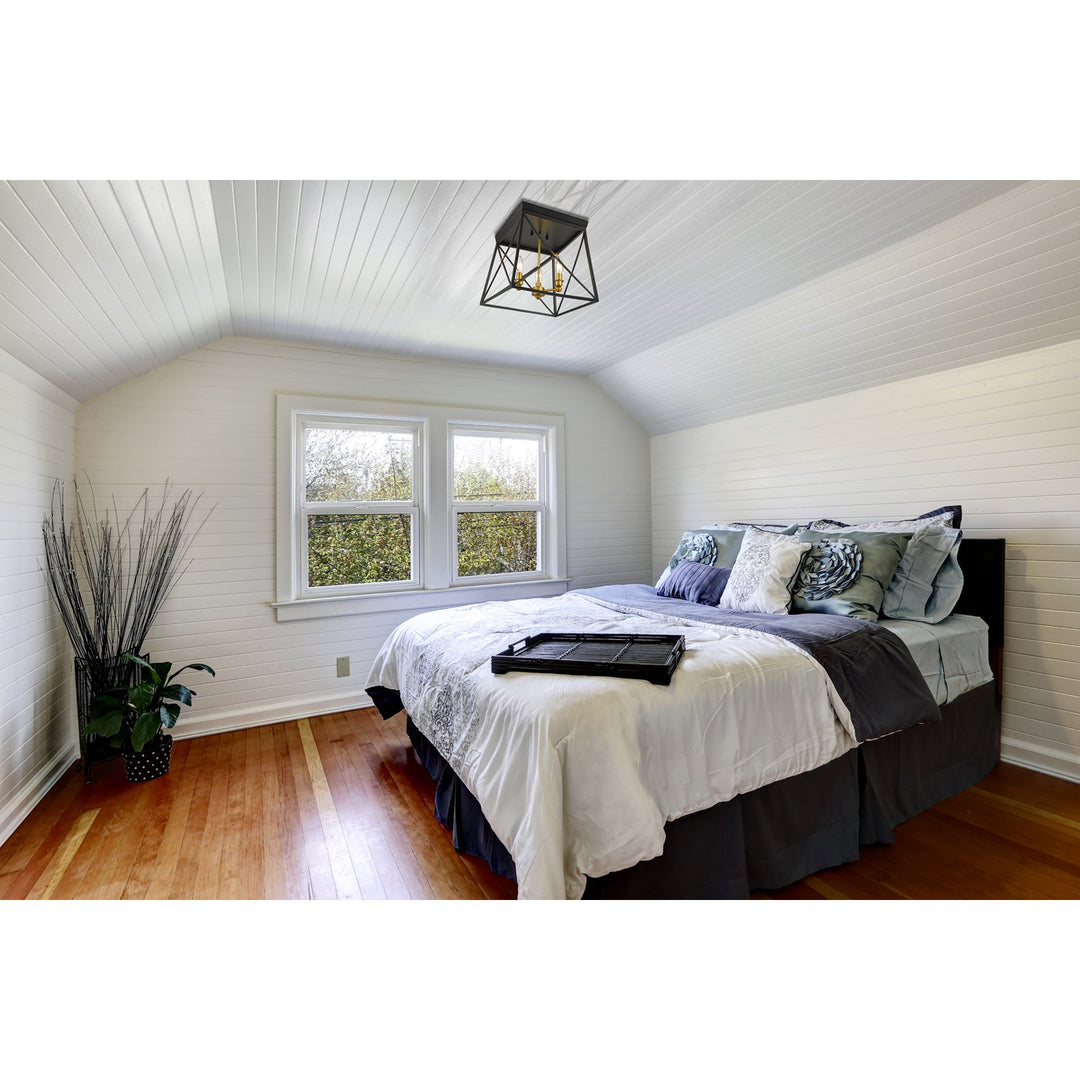 3 Light Flush Mount