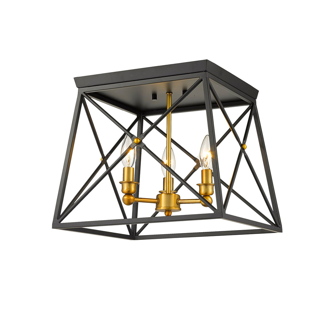 3 Light Flush Mount