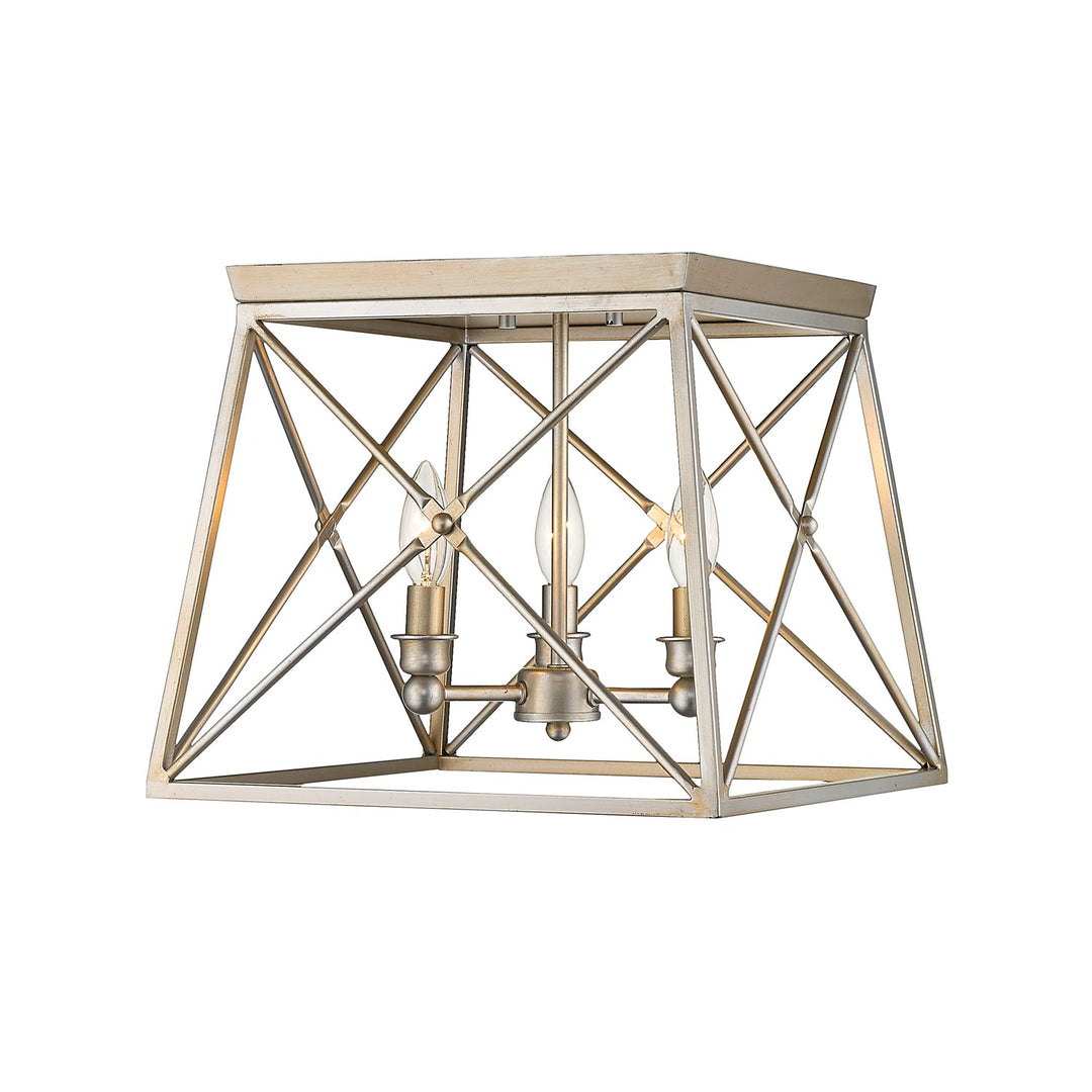 3 Light Flush Mount by Z-Lite