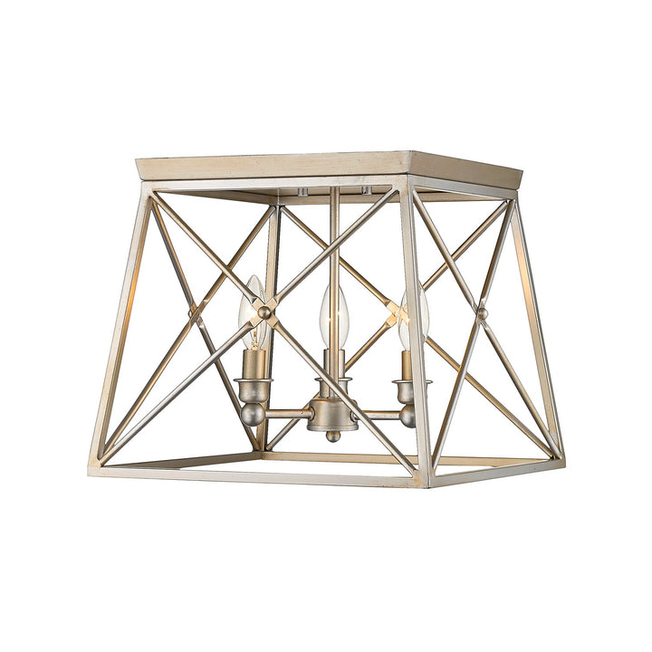 3 Light Flush Mount by Z-Lite