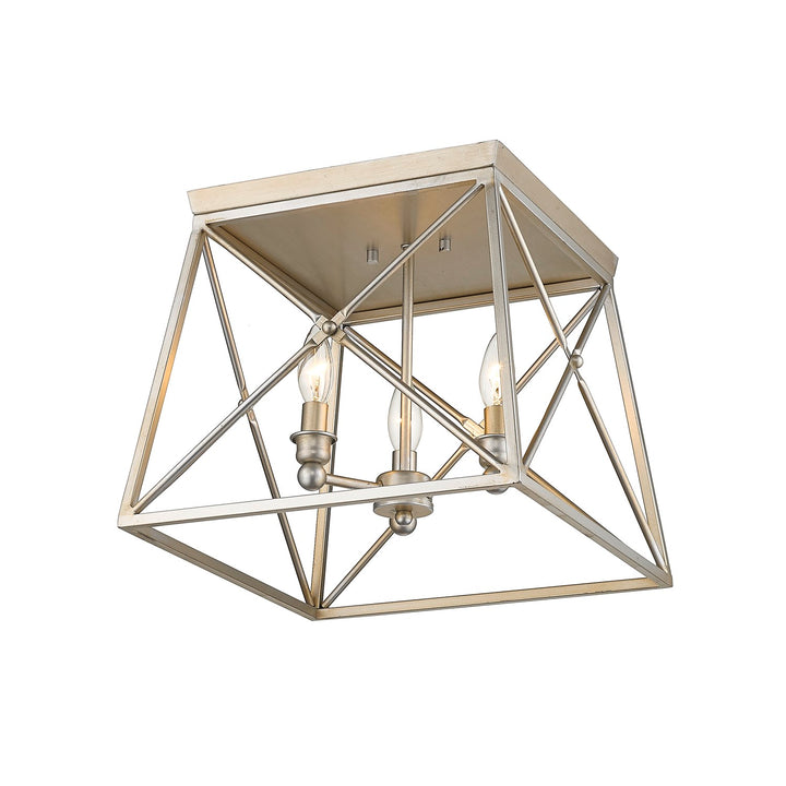 3 Light Flush Mount