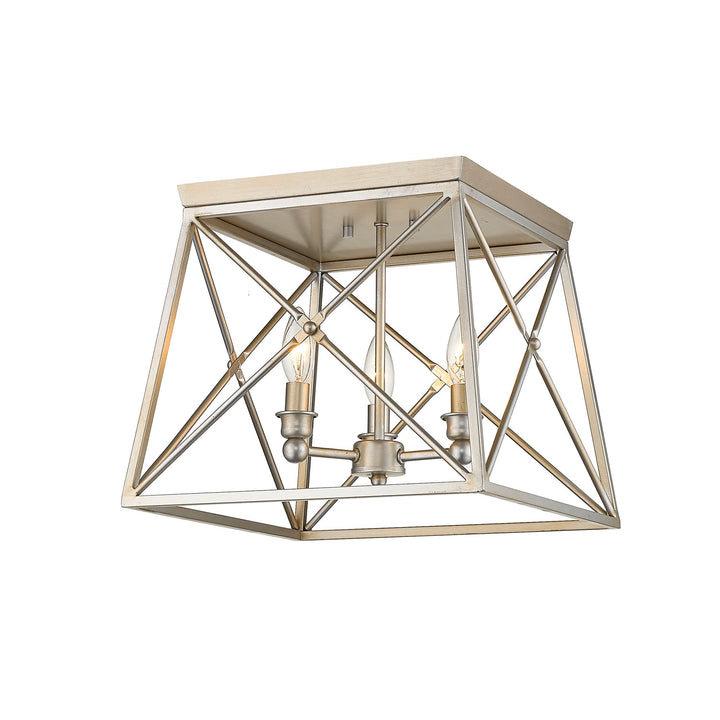 3 Light Flush Mount