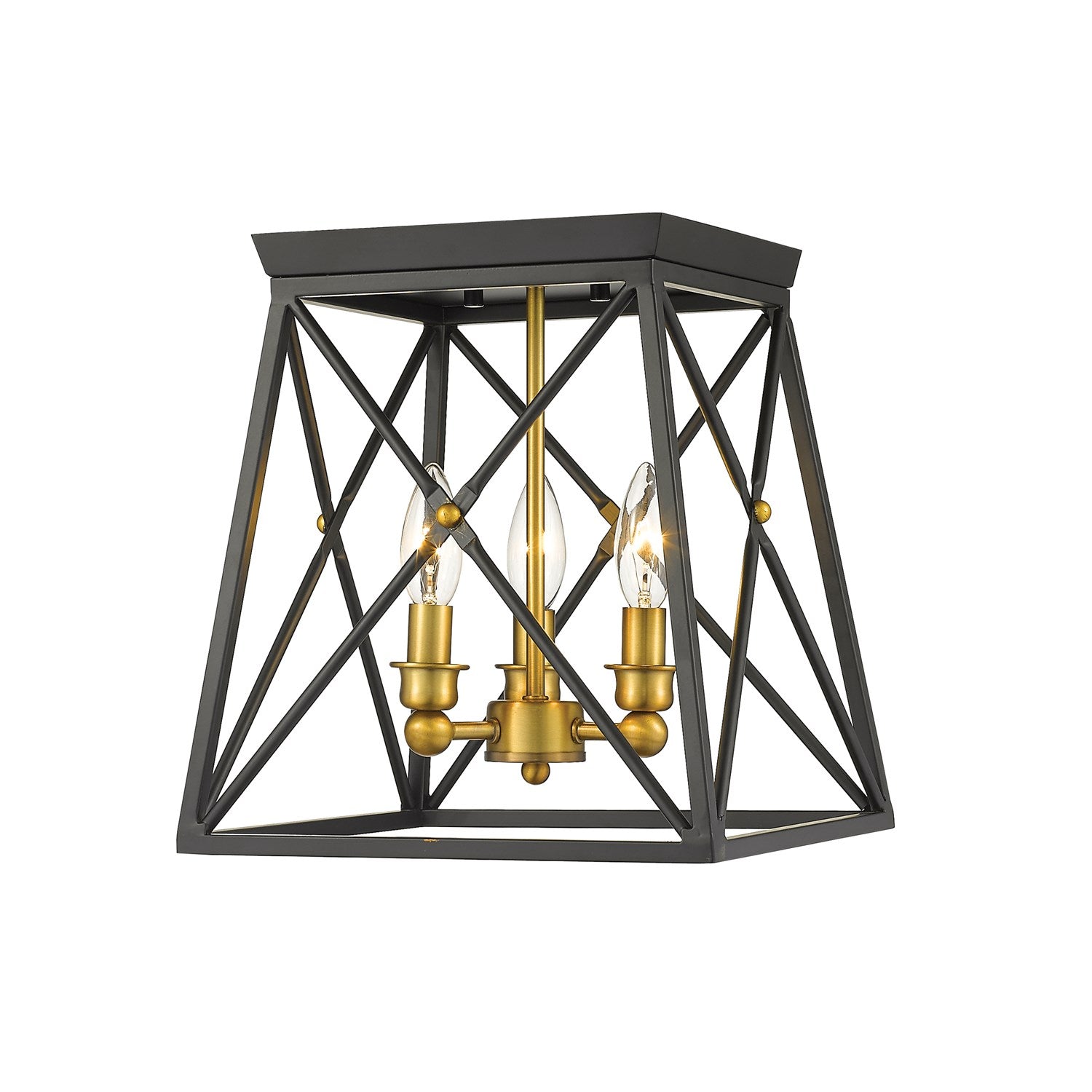 3 Light Flush Mount by Z-Lite