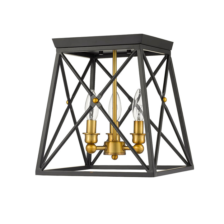 3 Light Flush Mount