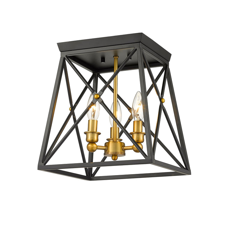 3 Light Flush Mount