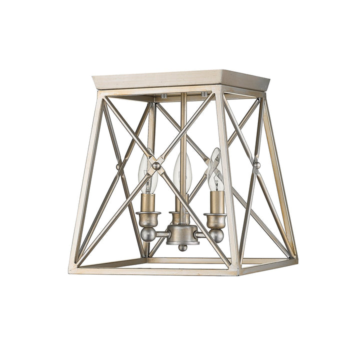 3 Light Flush Mount