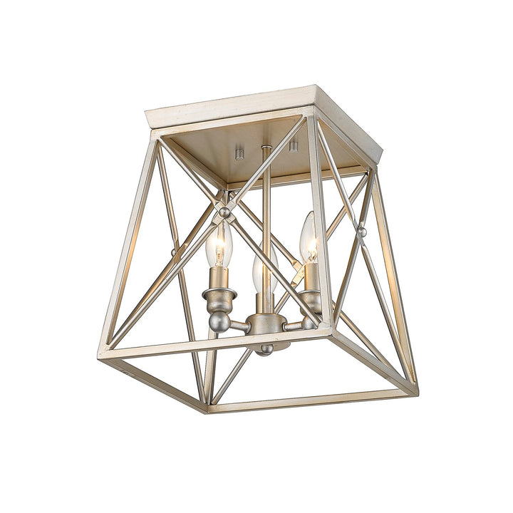 3 Light Flush Mount