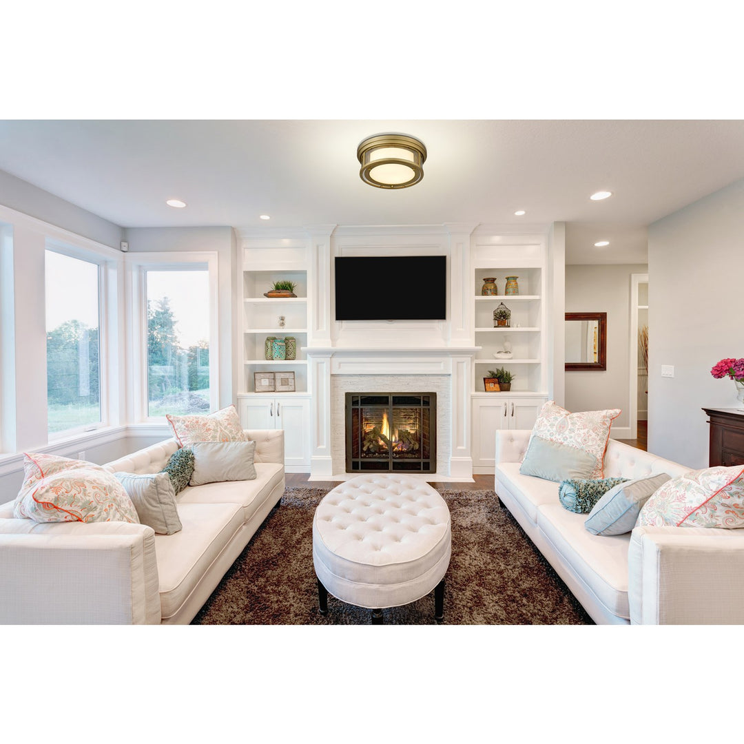 2 Light Flush Mount