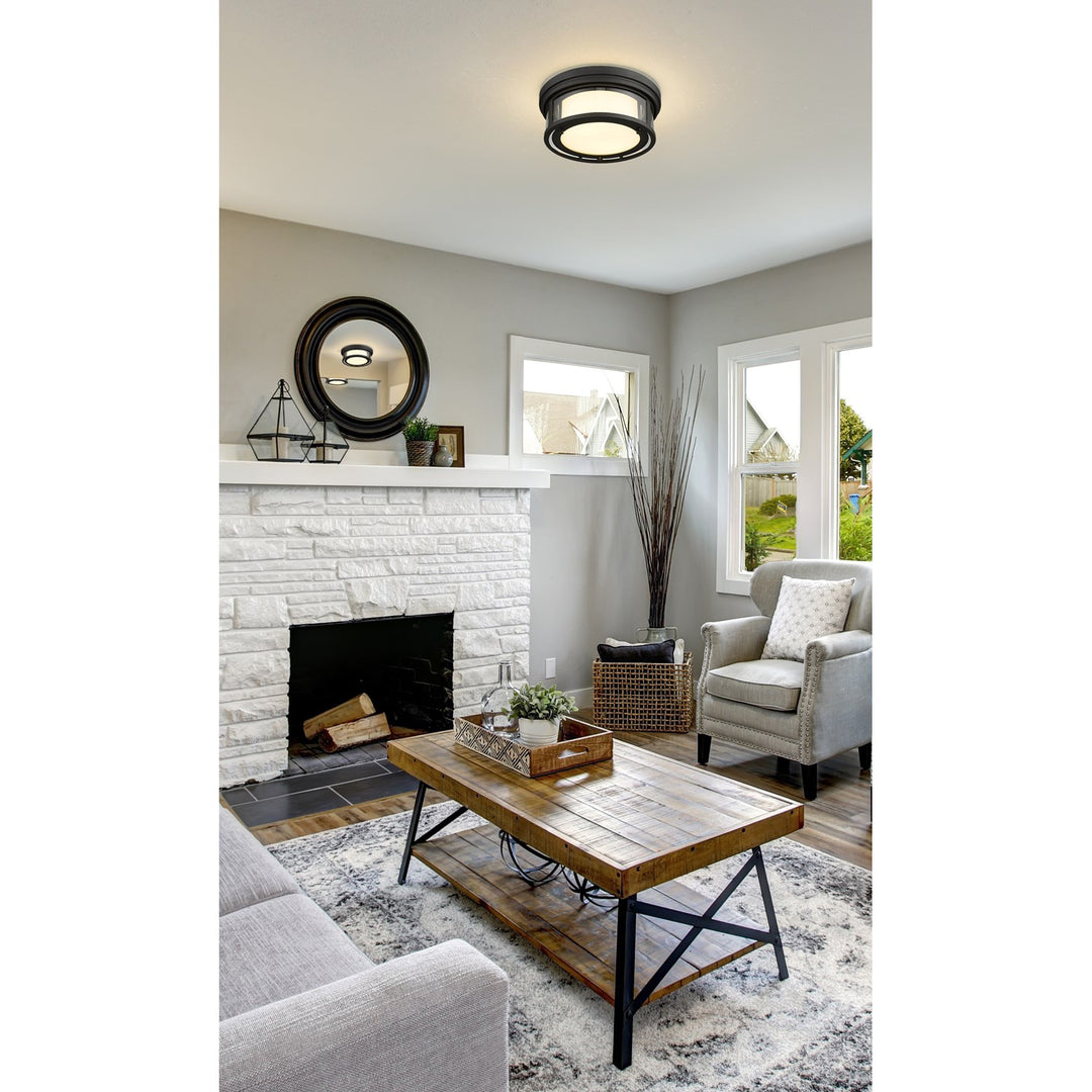 2 Light Flush Mount