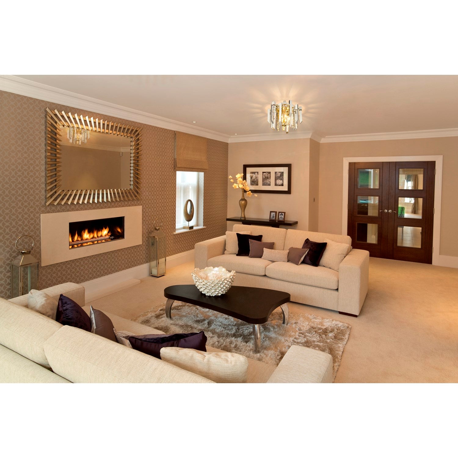 4 Light Flush Mount