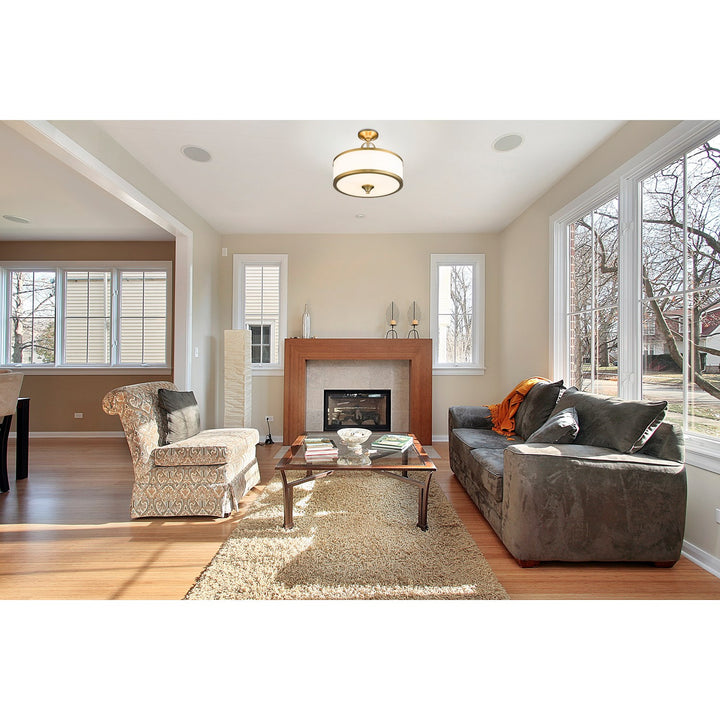 3 Light Semi Flush Mount