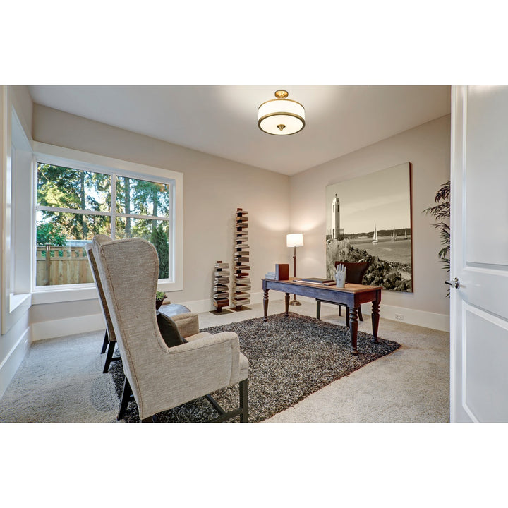 3 Light Semi Flush Mount