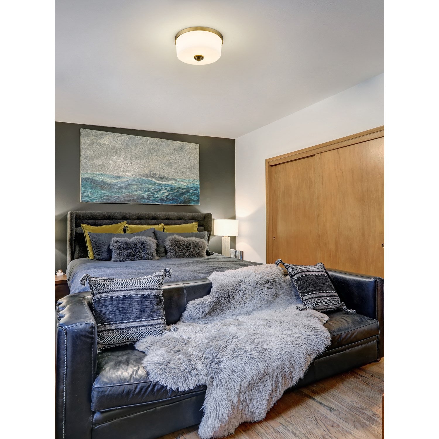 3 Light Flush Mount