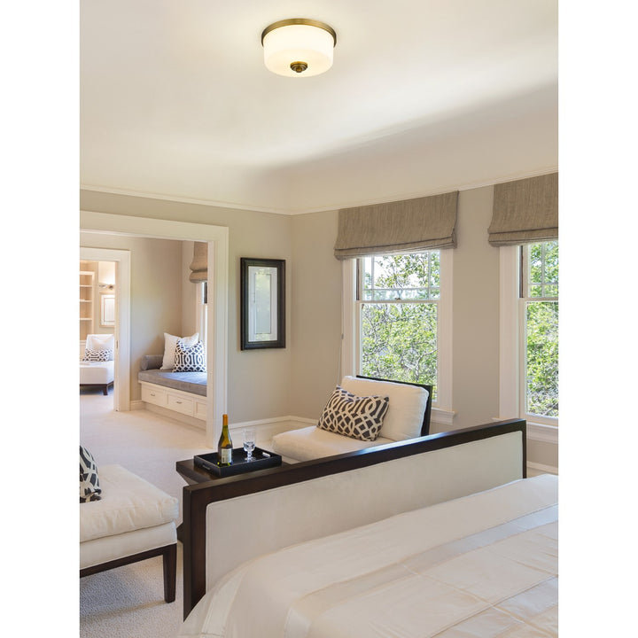 2 Light Flush Mount