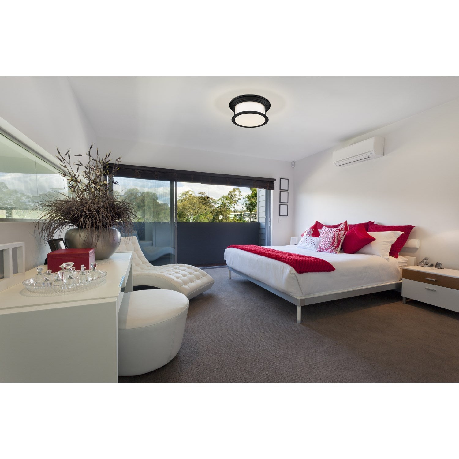 3 Light Flush Mount