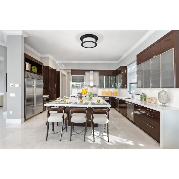 2 Light Flush Mount