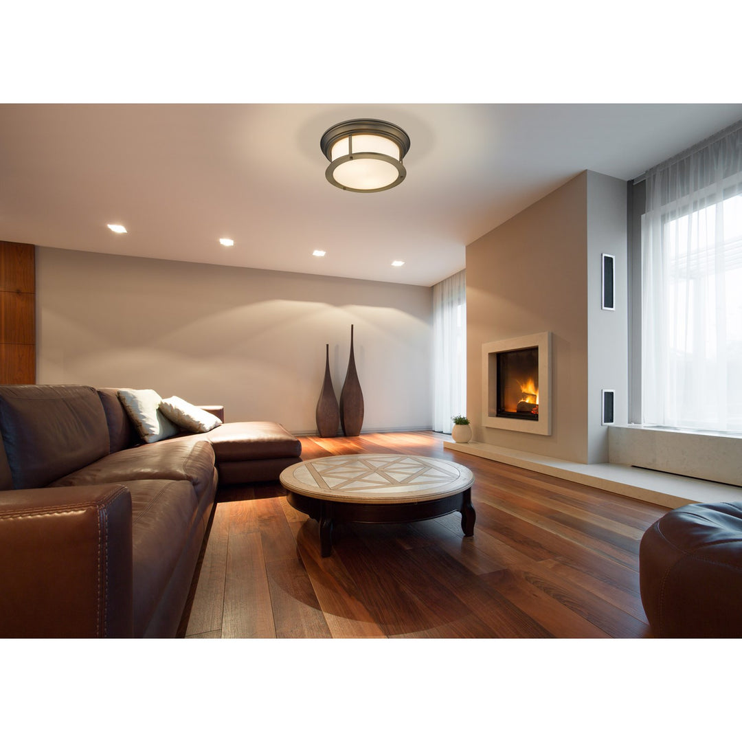 2 Light Flush Mount