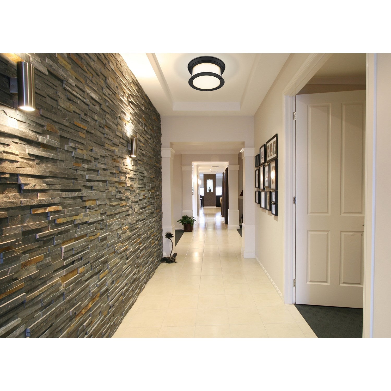 2 Light Flush Mount