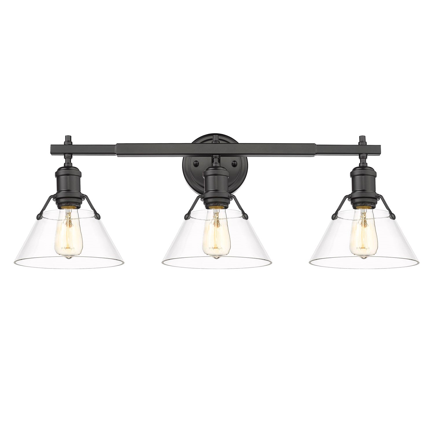 Orwell 3 Light Bath Vanity by Golden