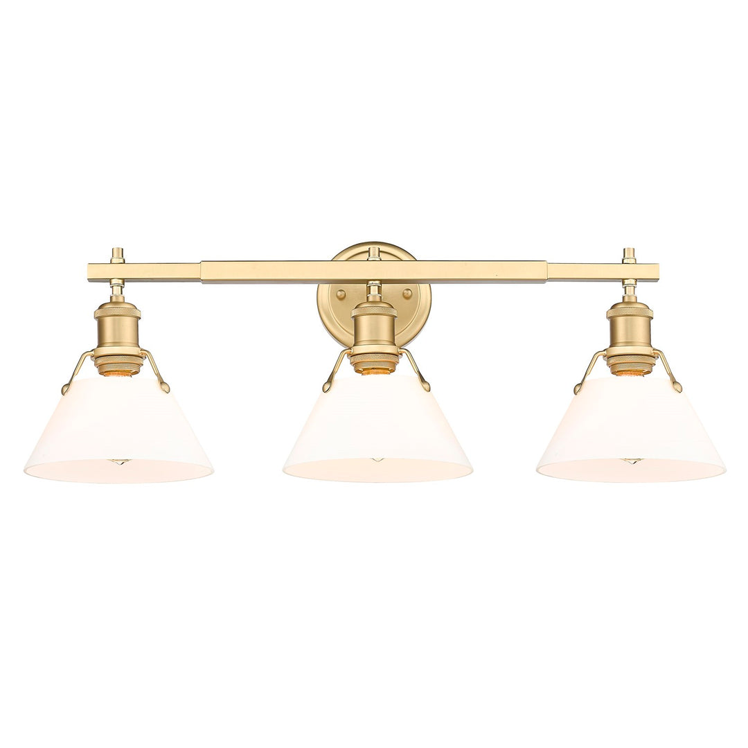 Orwell 3 Light Bath Vanity by Golden