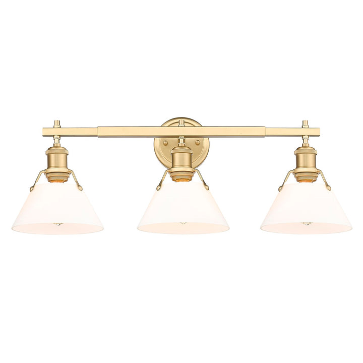 Orwell 3 Light Bath Vanity by Golden