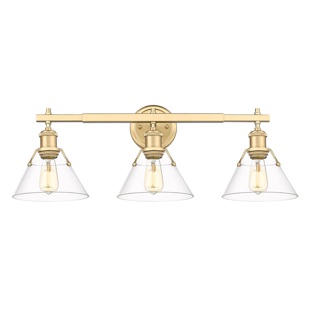 Orwell 3 Light Bath Vanity by Golden