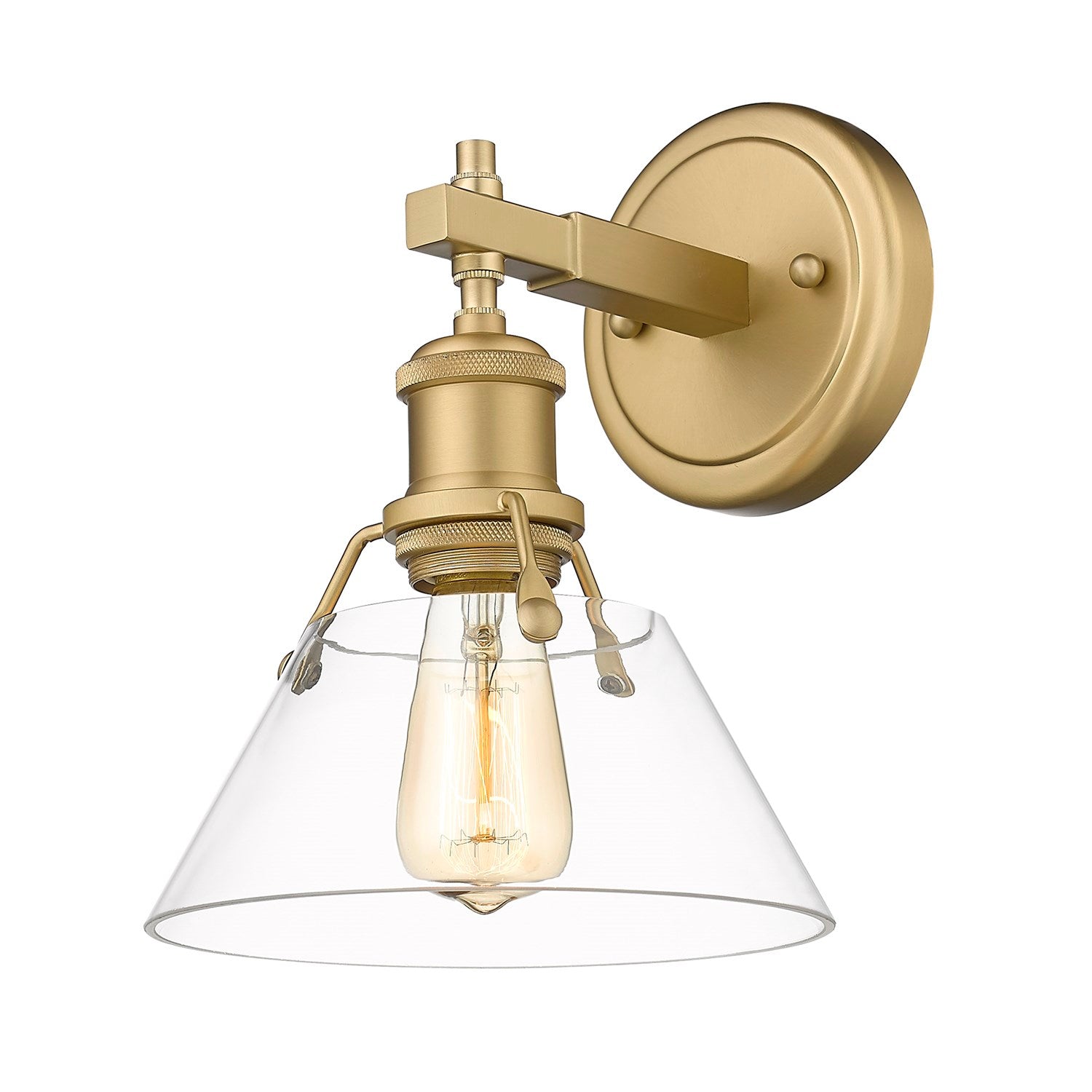 Orwell 1 Light Bath Vanity by Golden