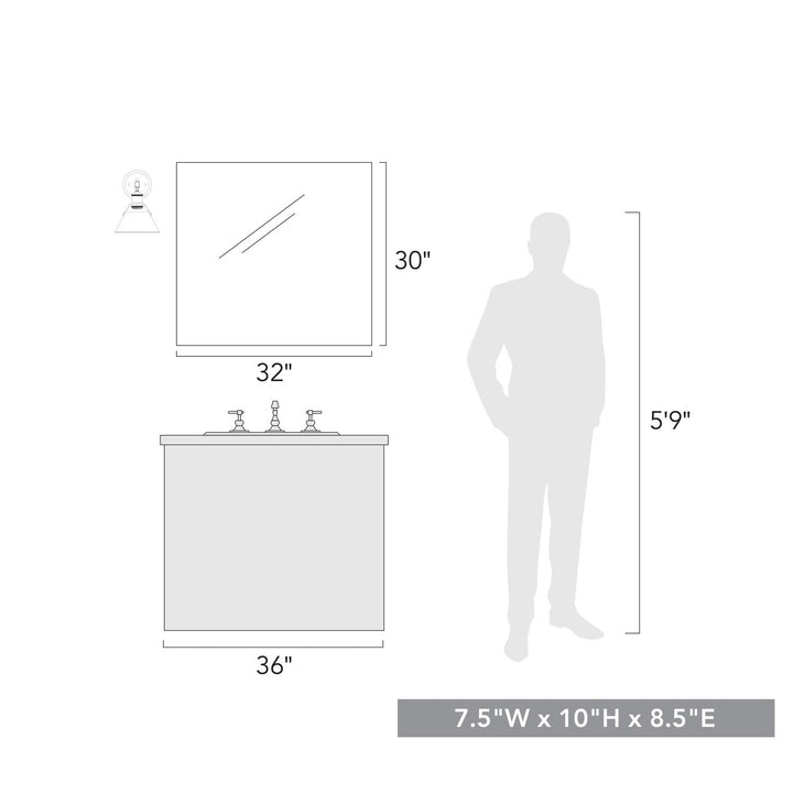 Orwell 1 Light Bath Vanity